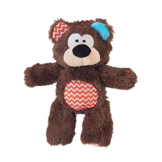 Rosewood Tough Rope Core Bear Soft Dog Toy