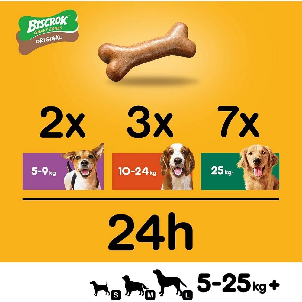 Pedigree Gravy Bones Dog Treats Original 10kg