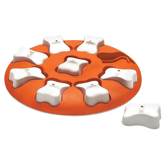 Nina Ottosson by Outward Hound Dog Smart Orange Interactive Treat Puzzle Dog Toy