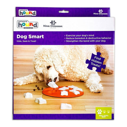 Nina Ottosson by Outward Hound Dog Smart Orange Interactive Treat Puzzle Dog Toy