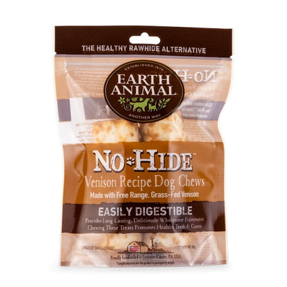 Earth Animal No Hide Recipe Dog Chews 2 Chews Per Pack - All Flavours & Sizes